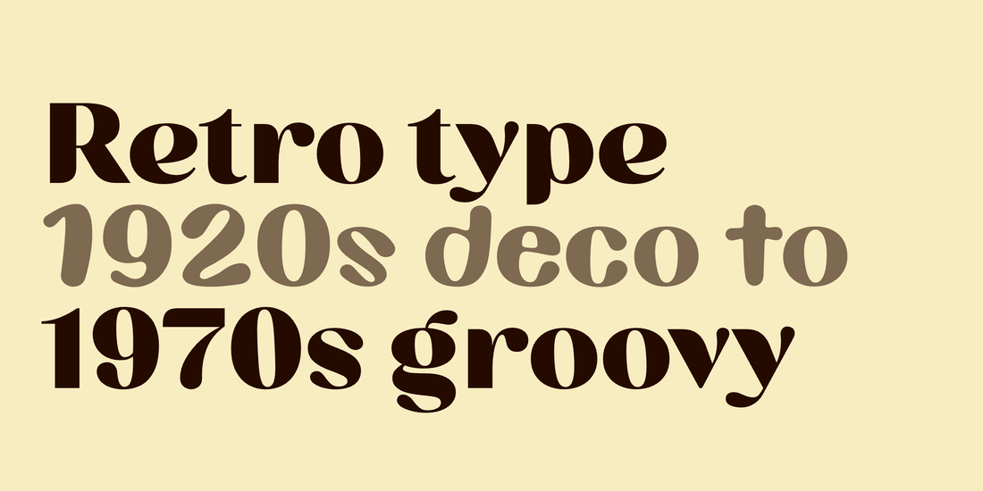 Cesty, Miox — Mojomox fonts shown in Retro Fonts For Branding: 1920s Art Deco To 1970s Groovy