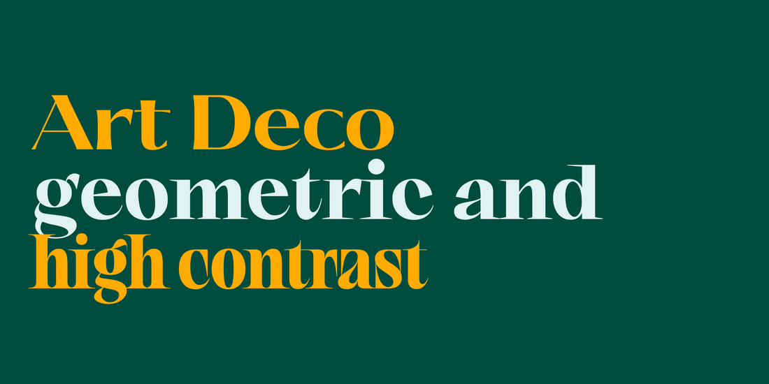 Ques, Rozi, Aezra — Mojomox fonts shown in Modern Art Deco Fonts for Luxury and Editorial Branding