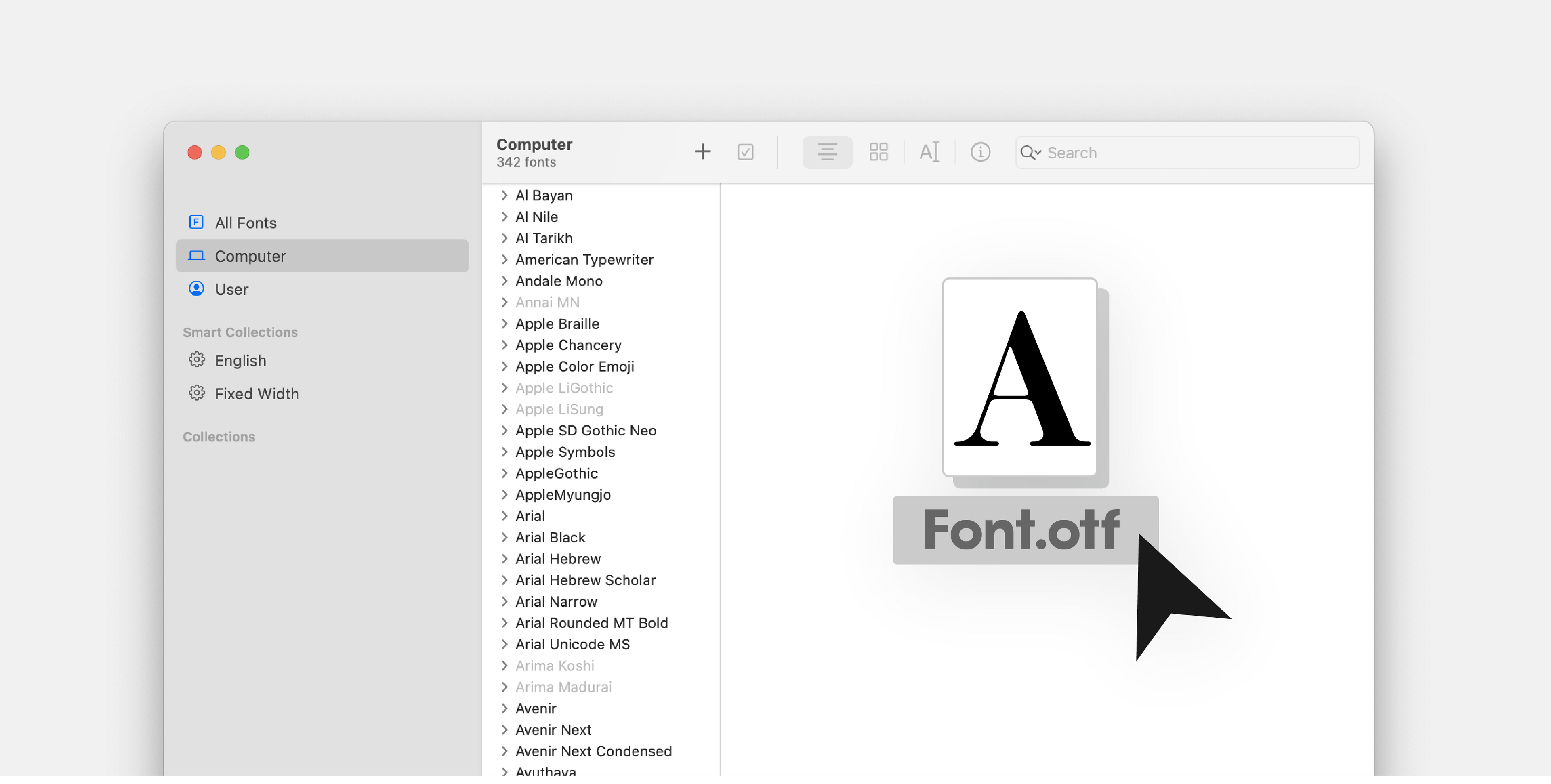 How to install fonts