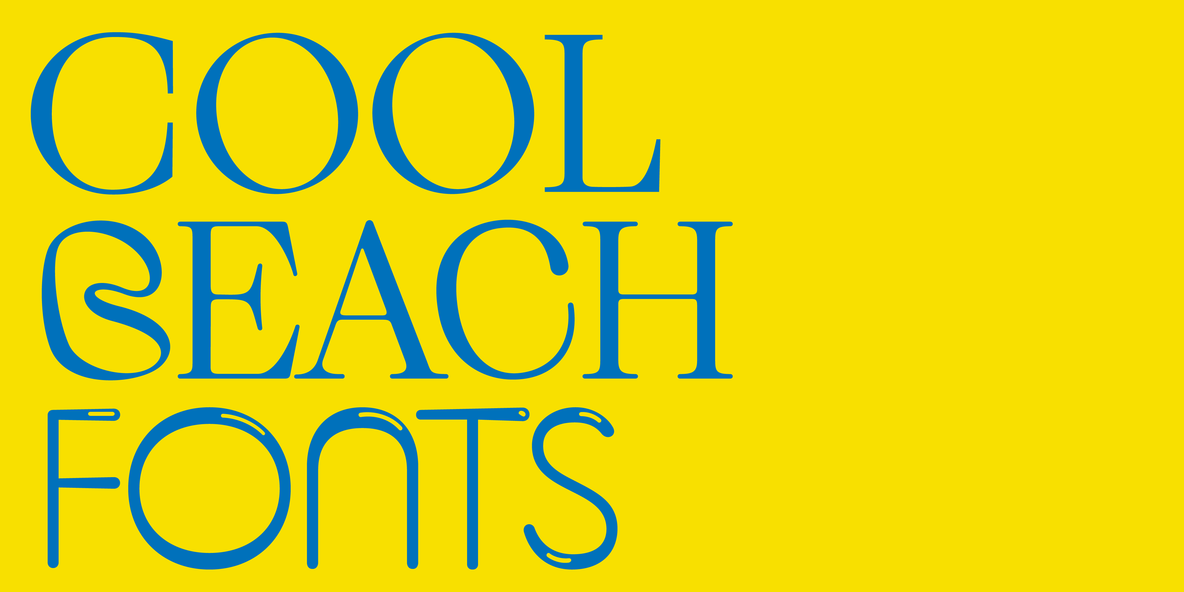 cool beach fonts