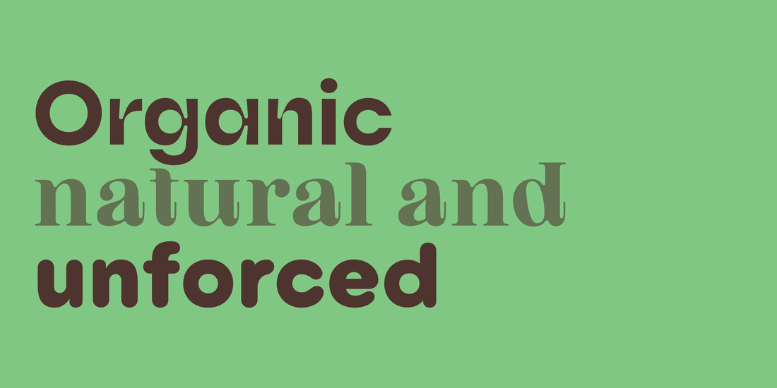 Auria, Kijs, Goji — Mojomox fonts shown in Organic Fonts for Natural and Lifestyle Branding