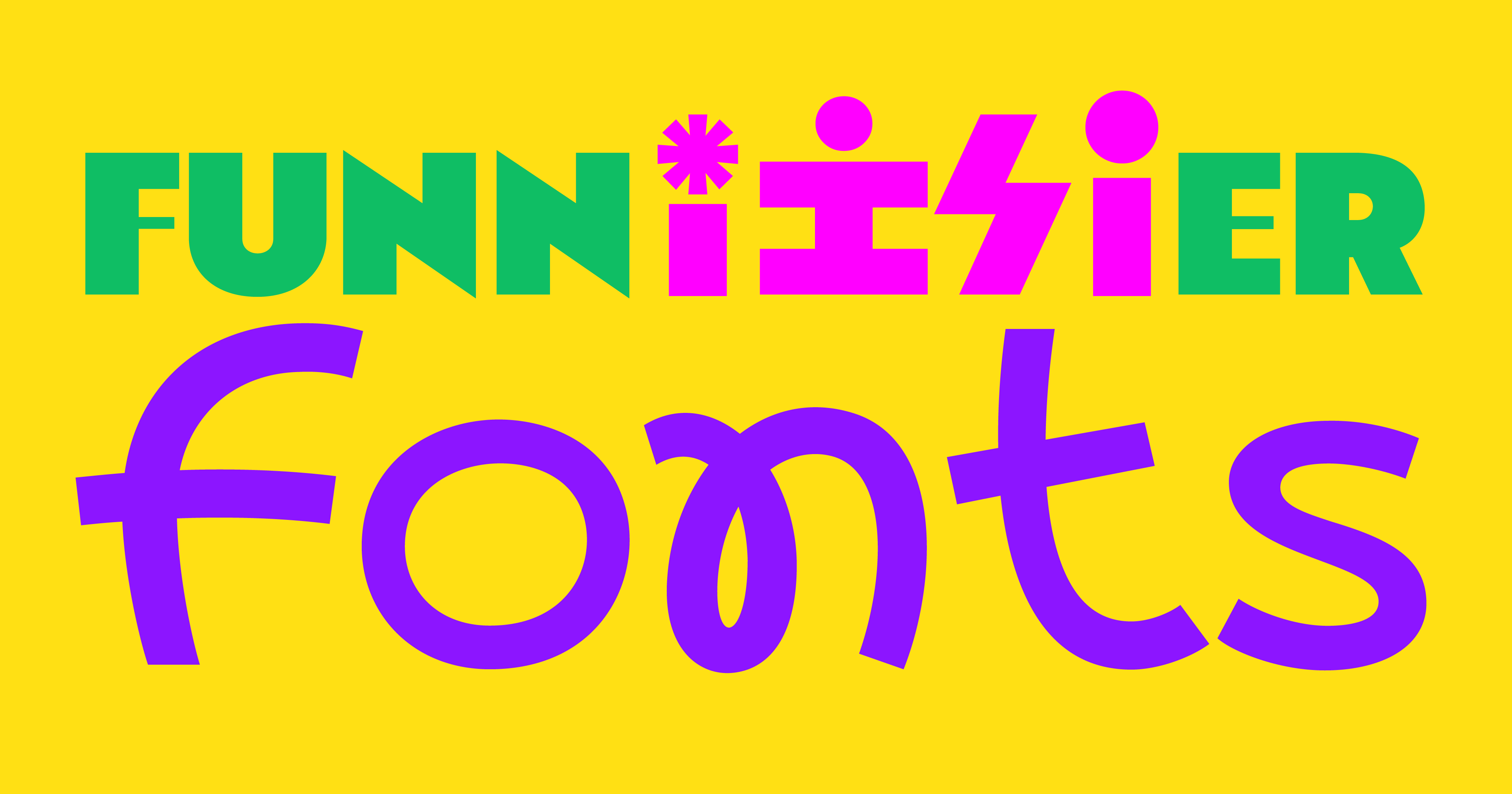 10 Fun fonts for creative projects with a happy personality