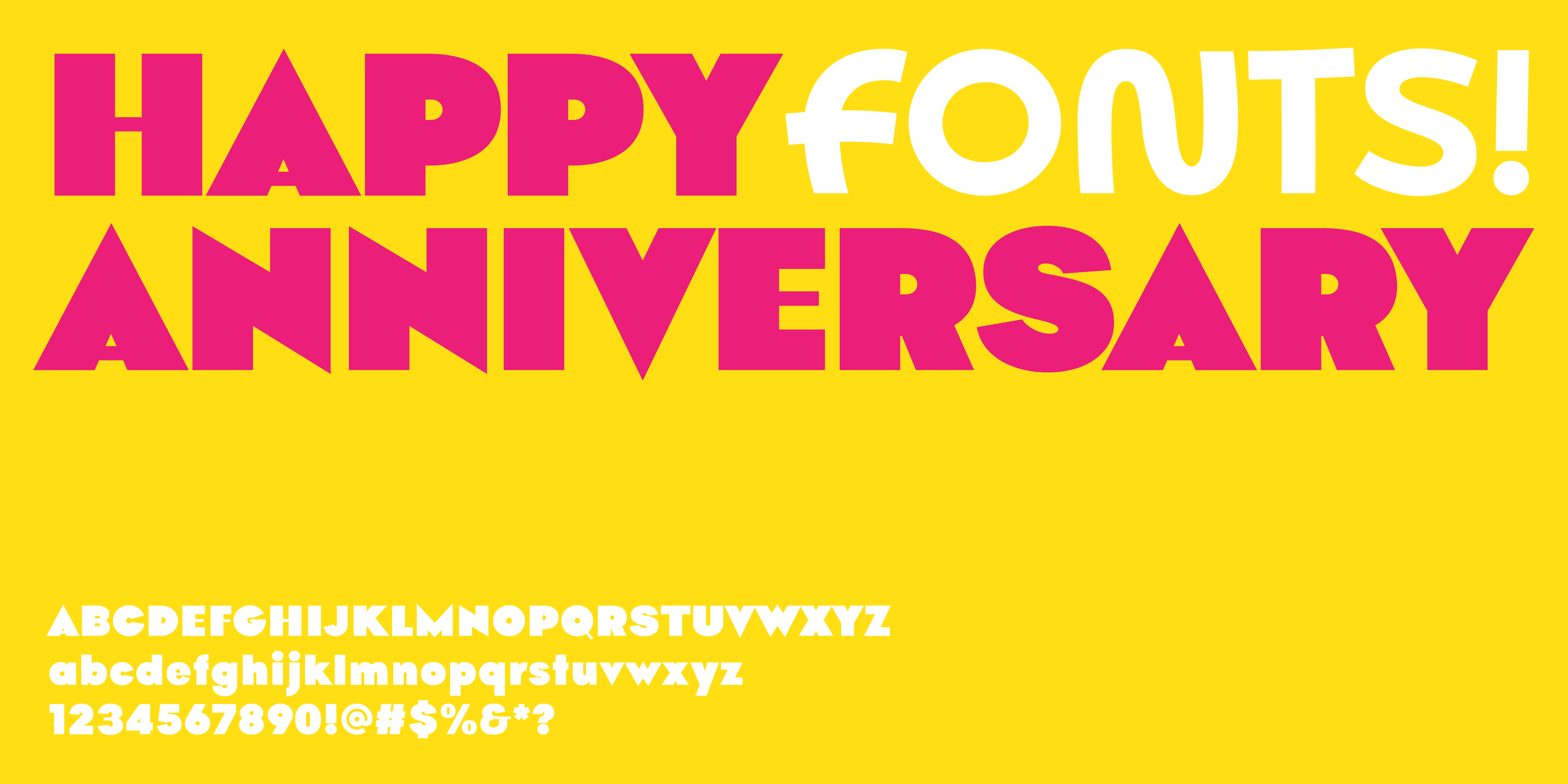 Happy Anniversary fonts
