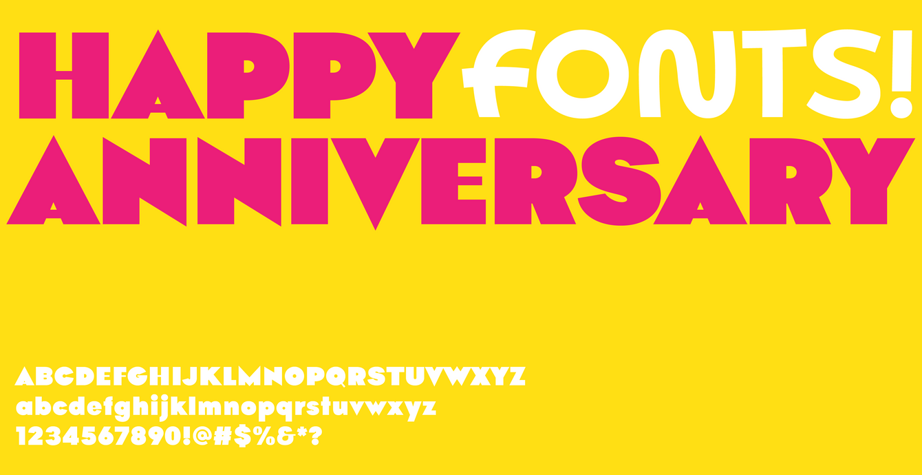 Typefaces to say “Happy Anniversary!” – Mojomox