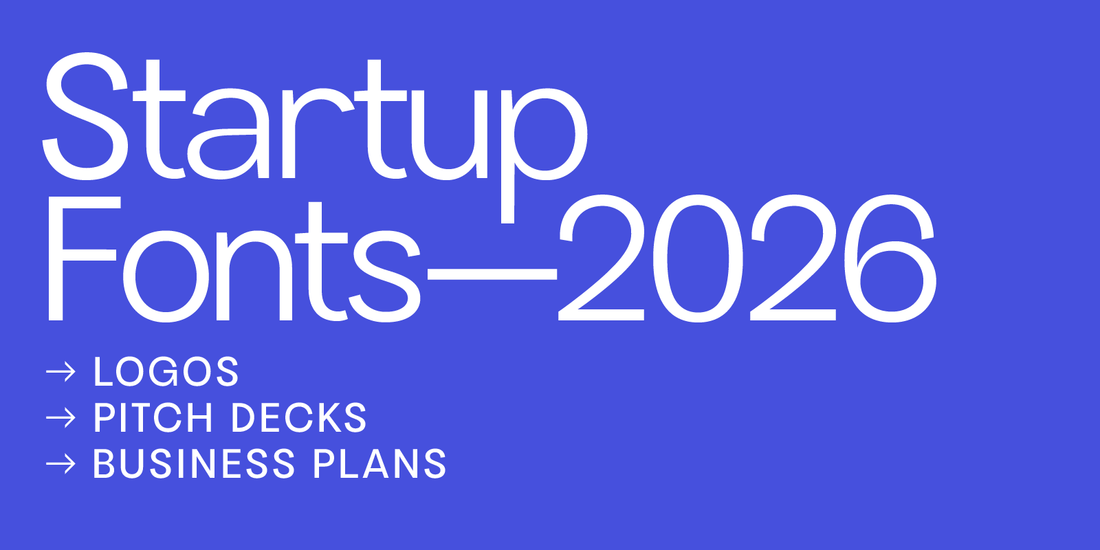 startup fonts for 2026