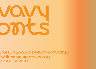 8 Wavy fonts to add playfulness to your designs