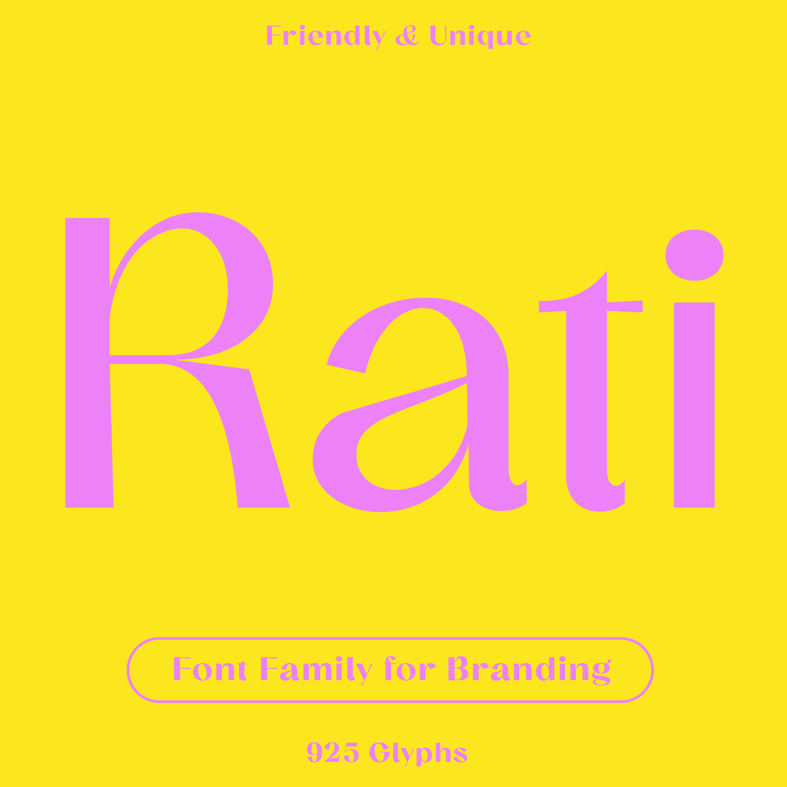 cute font Rati in lighter weights