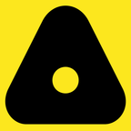 Letter A set in Plox, bubble block display font