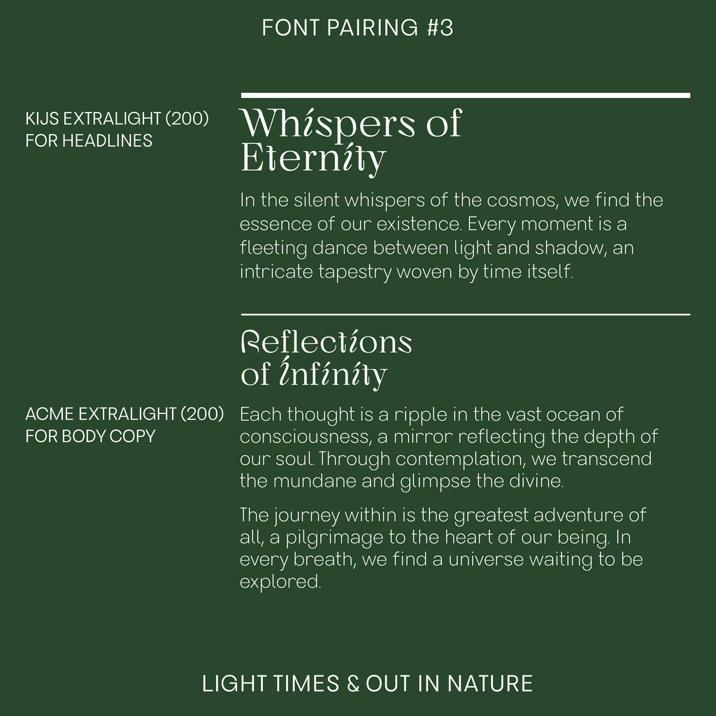 Bauhaus Acme—Modern, cool sans-serif font, clean and unique