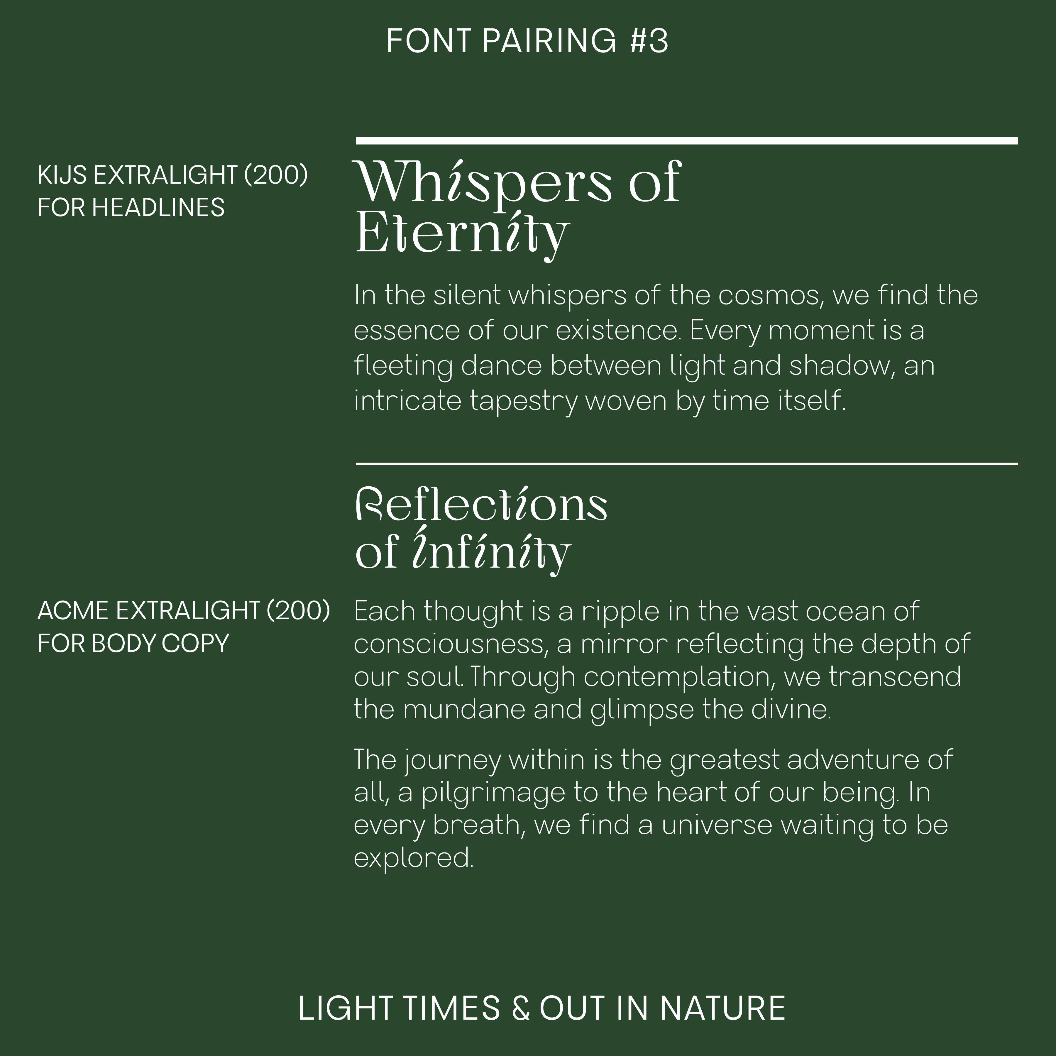 Bauhaus Acme—Modern, cool sans-serif font, clean and unique