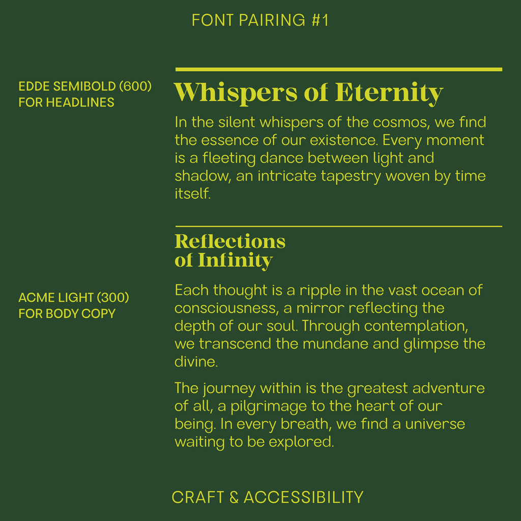 Bauhaus Acme—Modern, cool sans-serif font, clean and unique