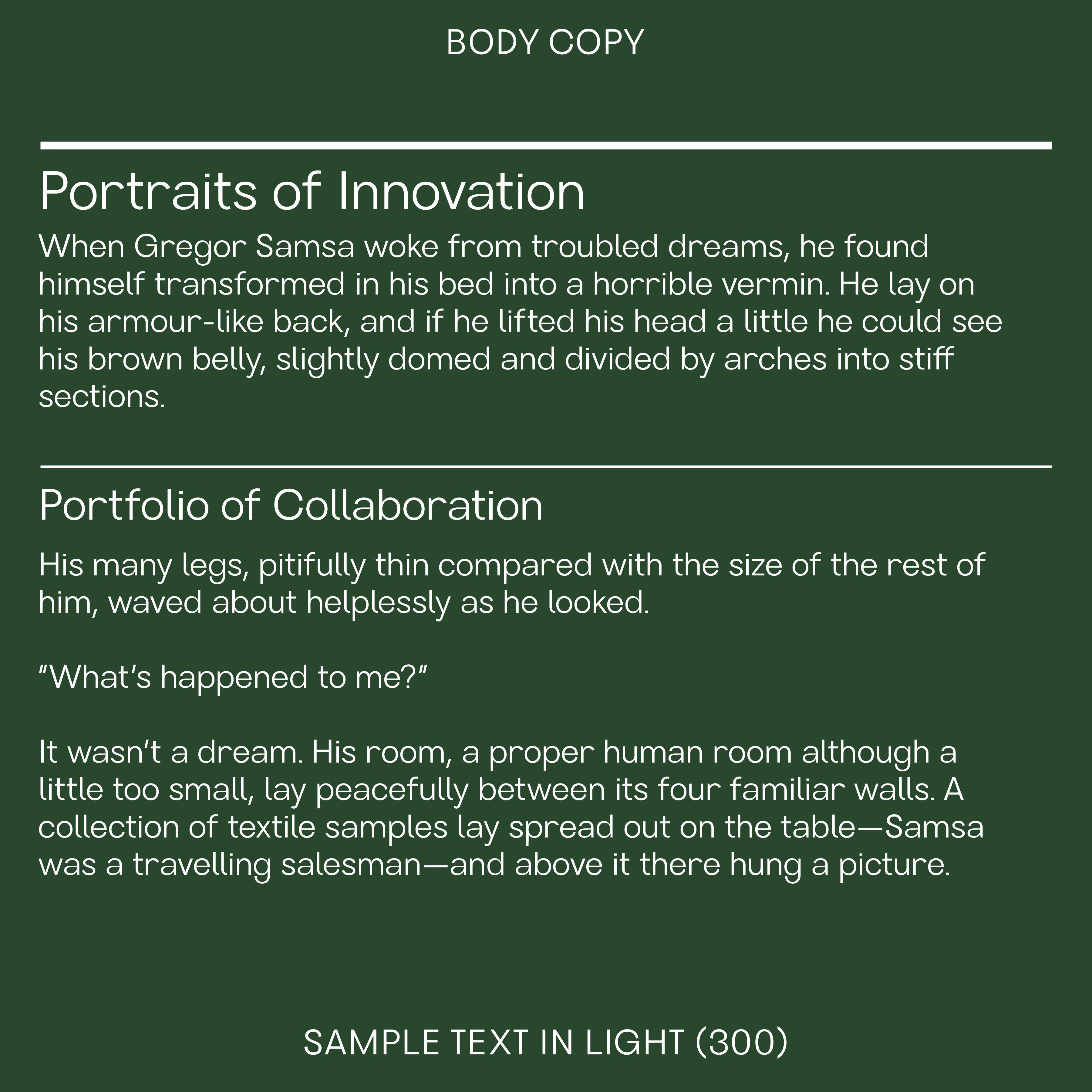 Bauhaus Acme—Modern, cool sans-serif font, clean and unique