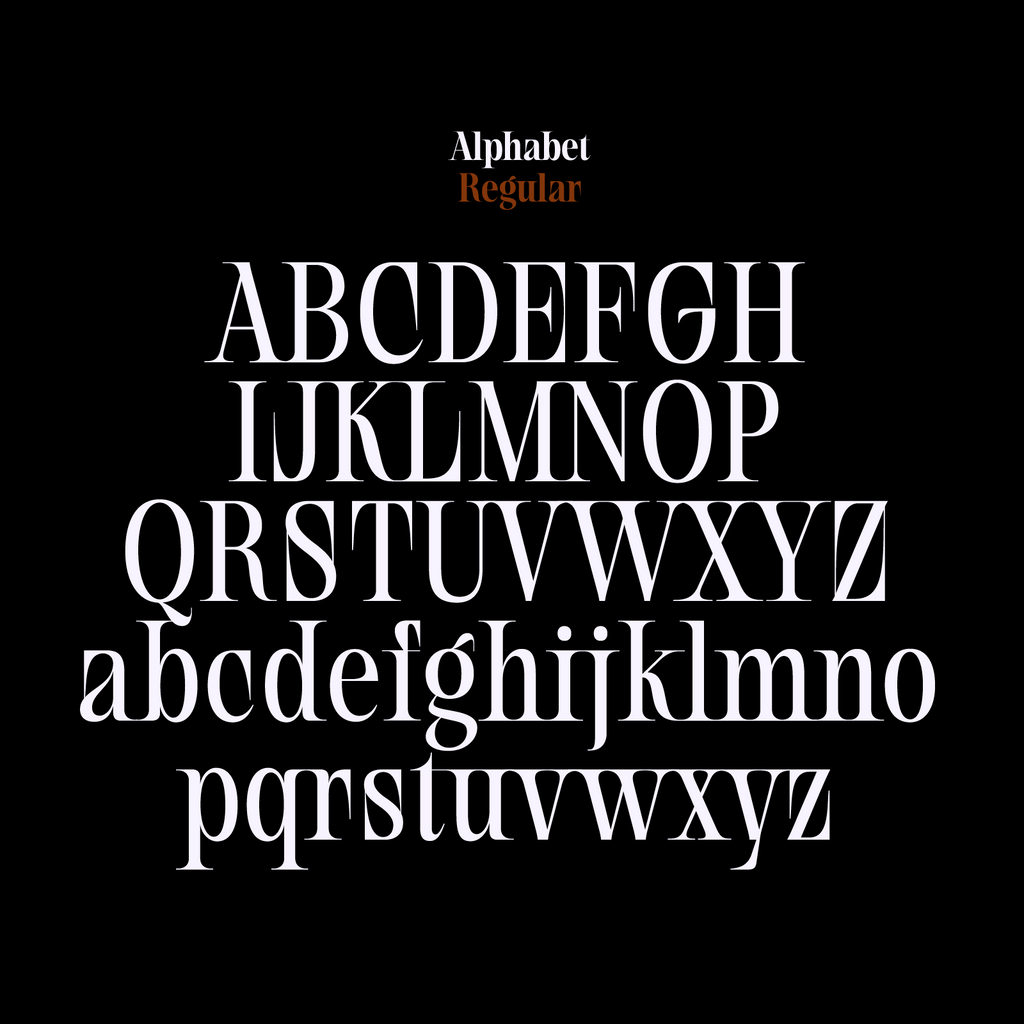 Black background with white alphabet and numbers