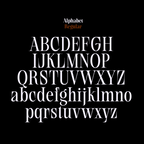 Black background with white alphabet and numbers