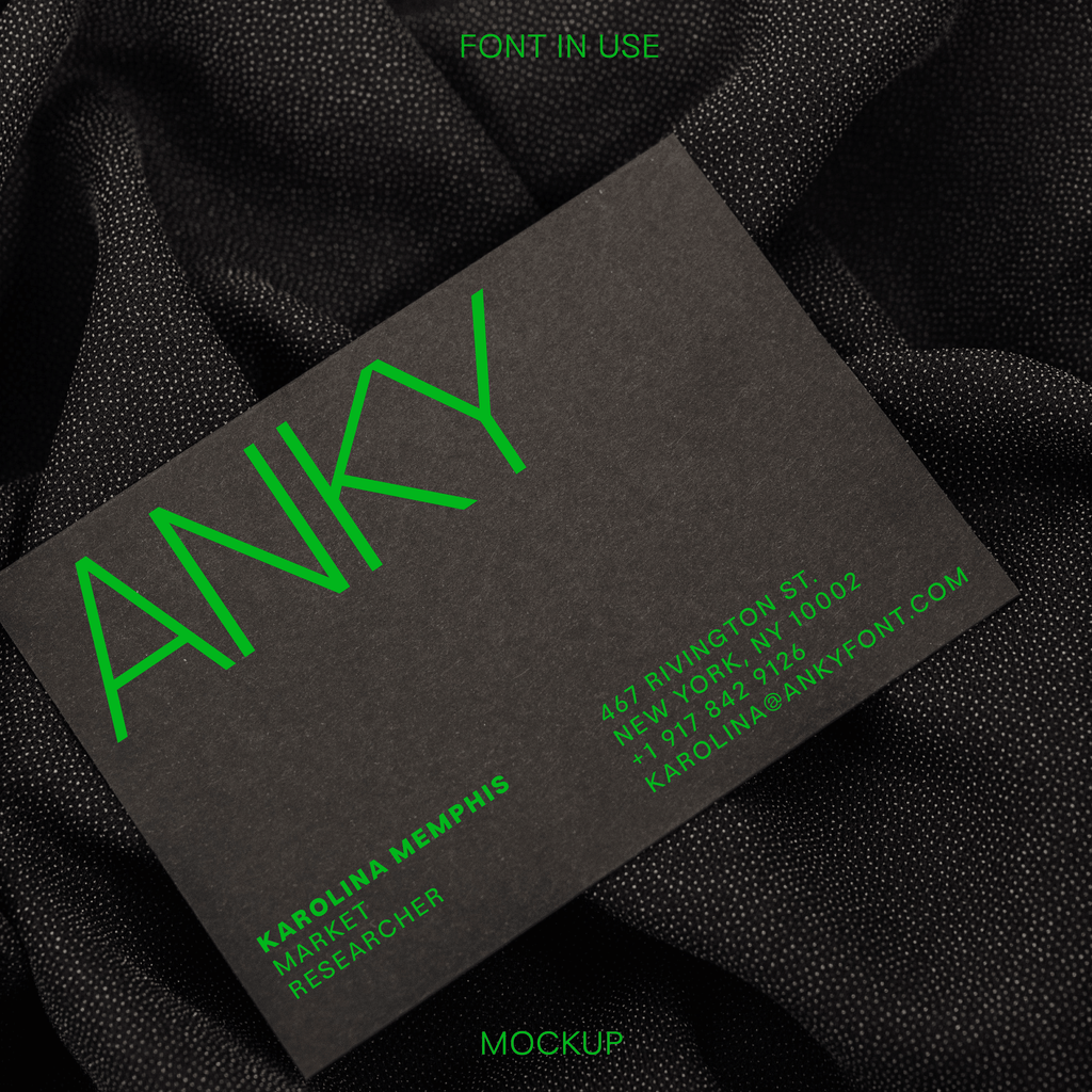 Anky—Clean sans-serif font, geometric & friendly