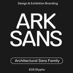 Architectural sans-serif fonts included in the Modern Sans Set
