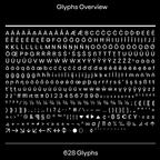 Complete glyph set overview for the Ark Sans architectural sans-serif font