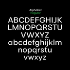 Ark Sans alphabet, uppercase and lowercase