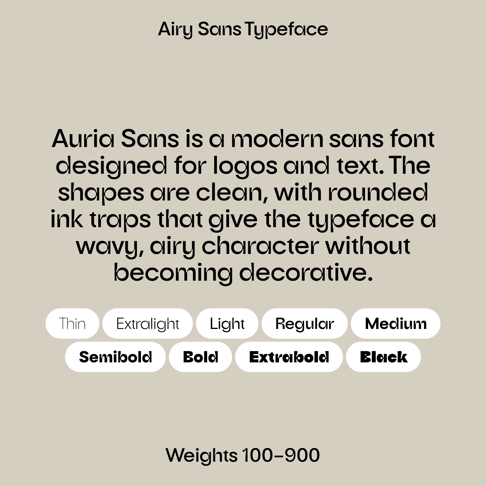 Auria Sans—Modern Airy Sans Font for Branding