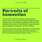 Auria Sans paragraph text sample for display and body