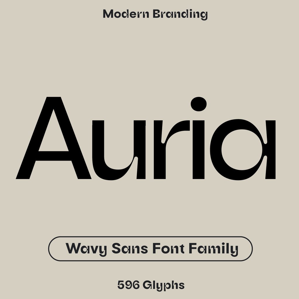 Auria Sans—Modern Airy Sans Font for Branding