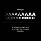 Auria Sans weight range samples