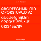Bau rounded sans-serif alphabet, uppercase and lowercase