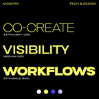 Desk bold extended sans-serif font in use, tech design example