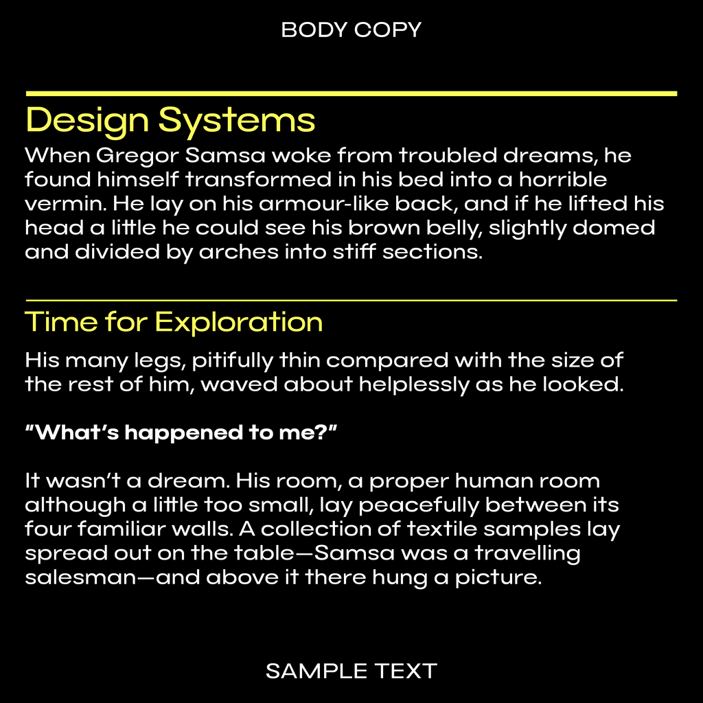 Bauhaus Desk—Bold sans-serif font for tech and design