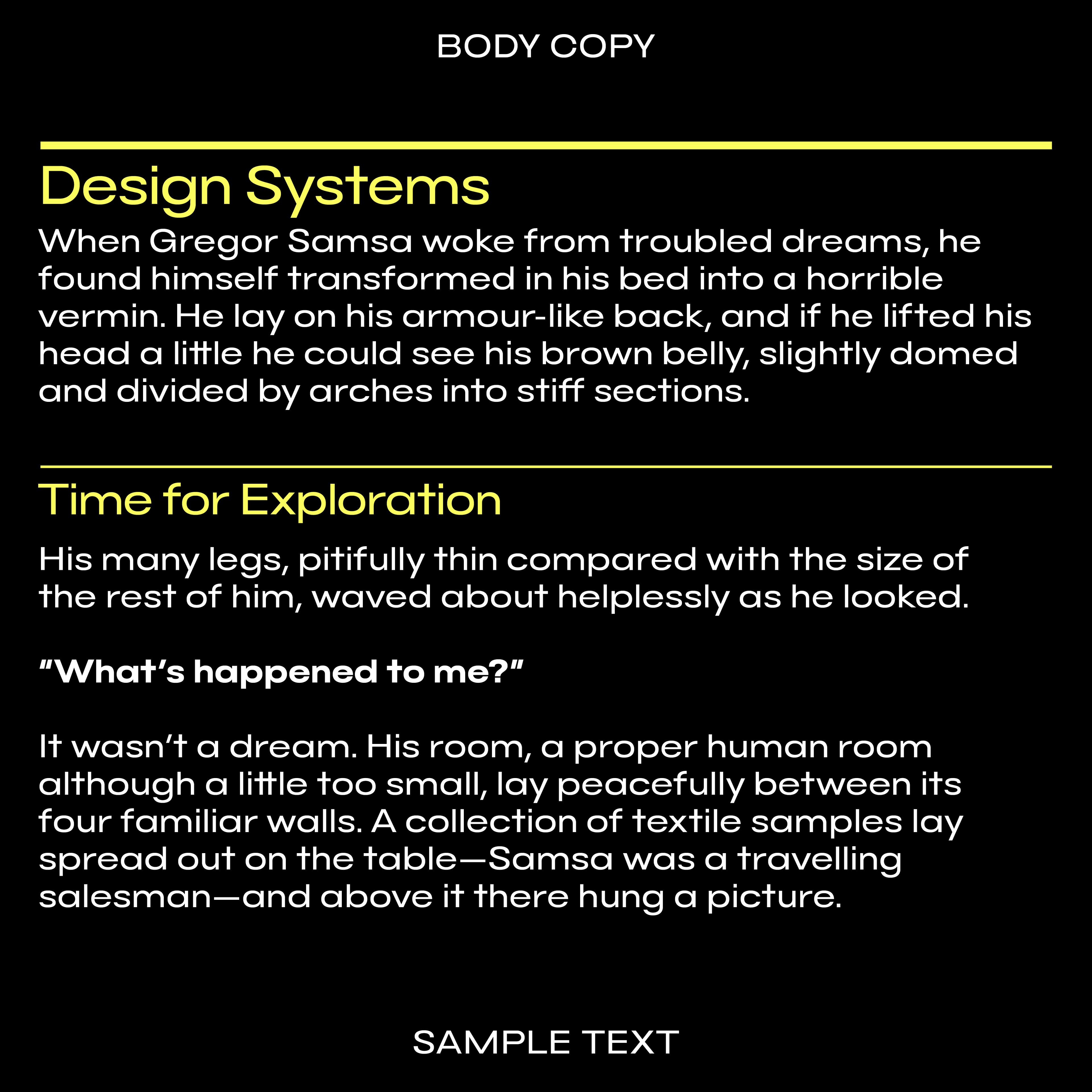 Bauhaus Desk—Bold sans-serif font for tech and design