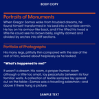 Bauhaus Geo headline and body text sample