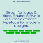 Bauhaus Byrl, character description