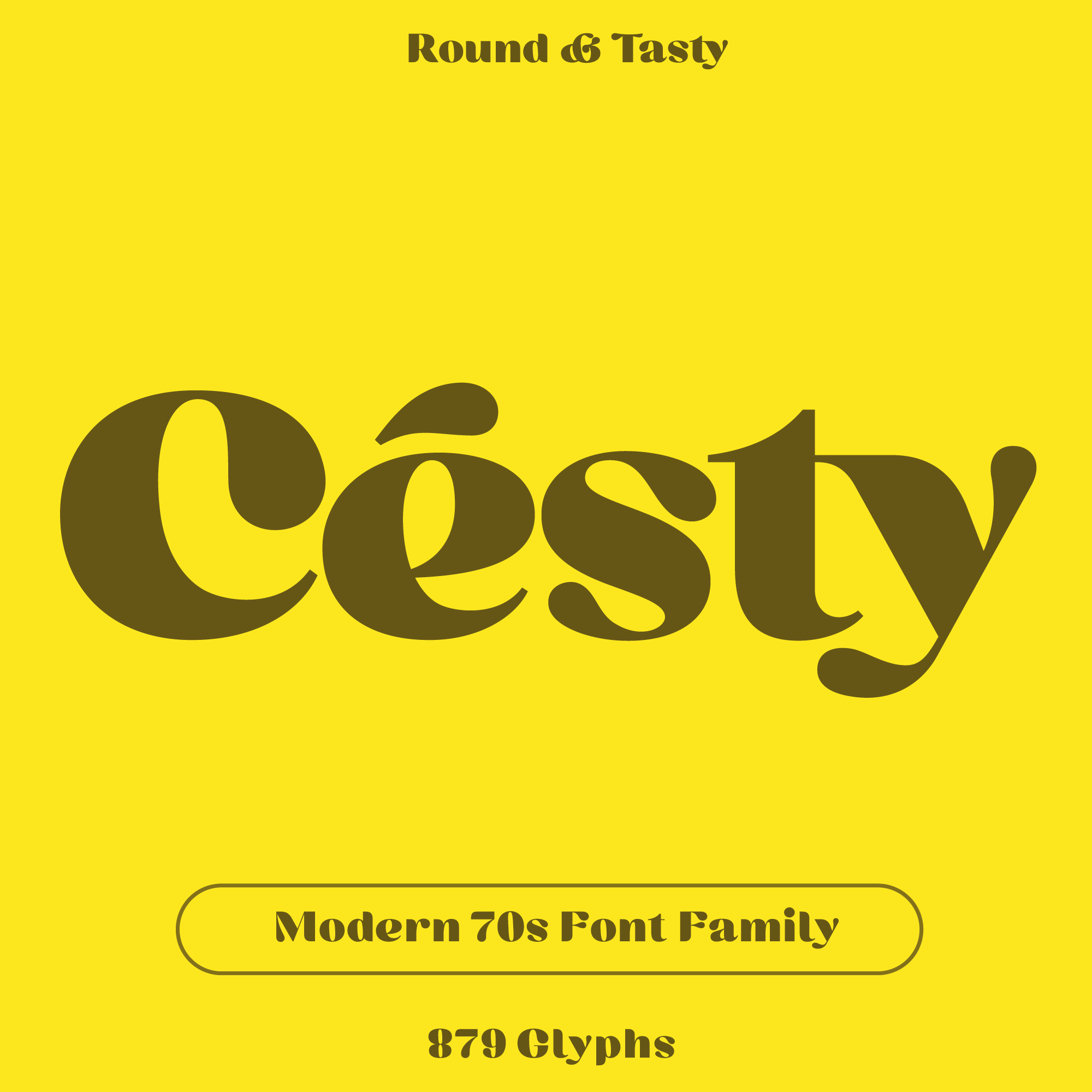 Cesty, modern 70s fonts