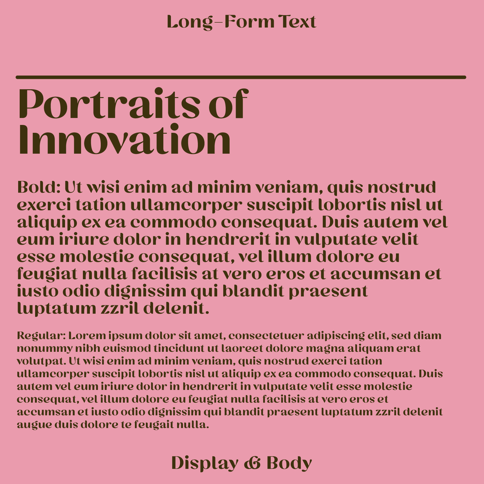 Cesty font text sample