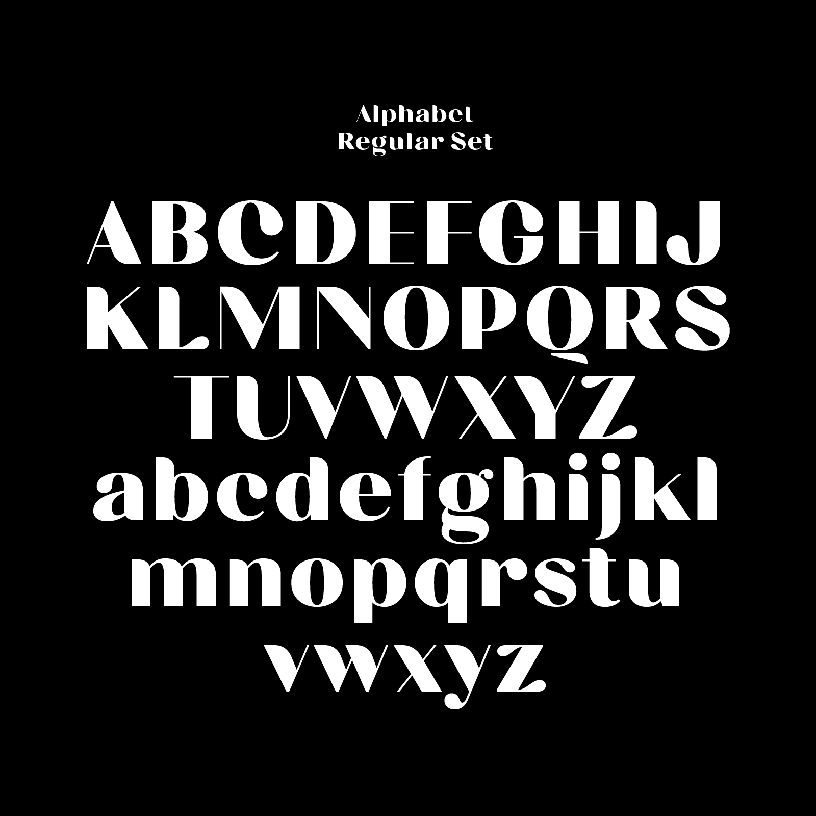 Chez alphabet, uppercase and lowercase