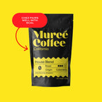 Coffee brand logo and wordmark examples set in the Chez rounded high-contrast font