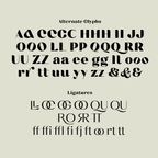 Chez ligatures and letter combinations
