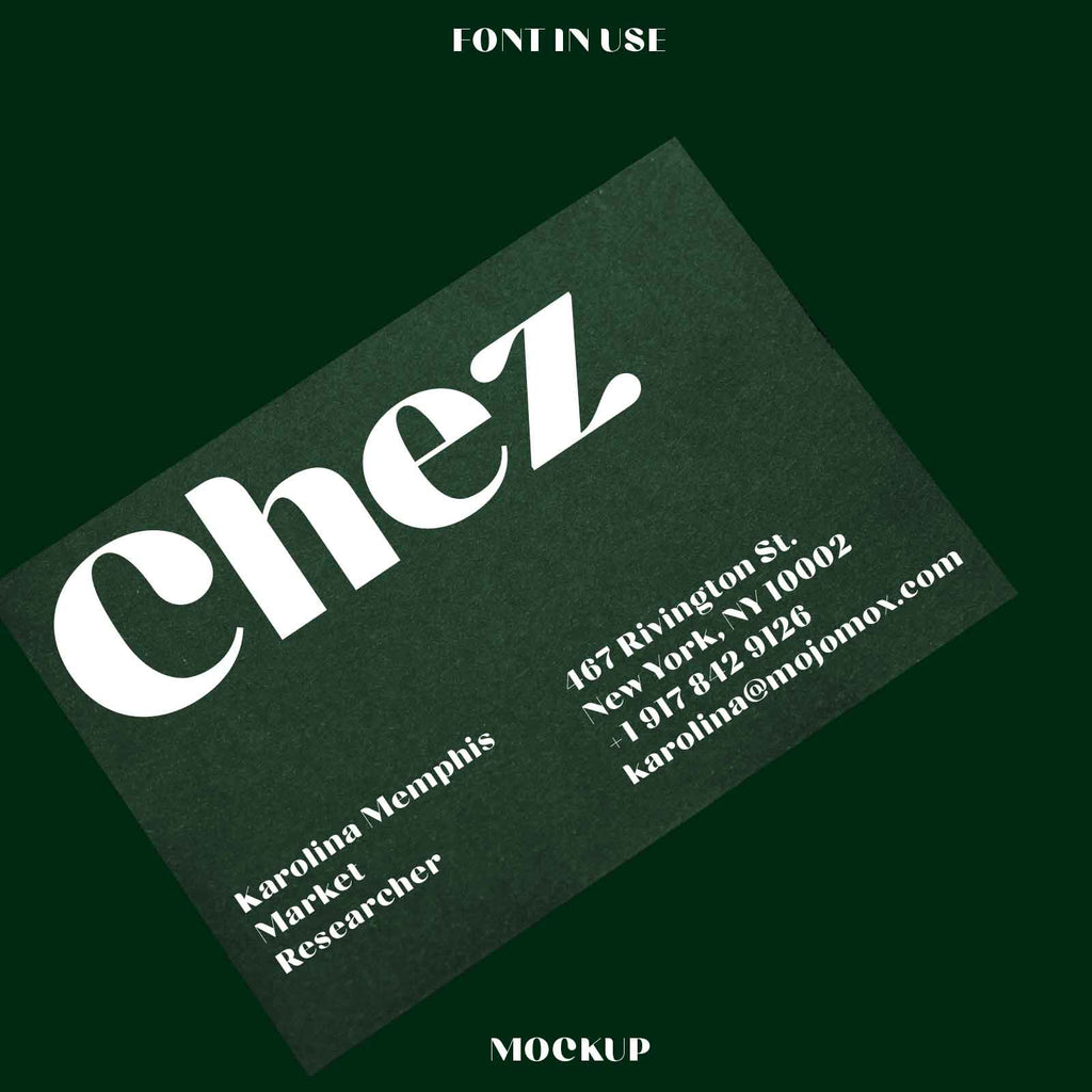 Bauhaus Chez—Rounded font, soft and high-contrast