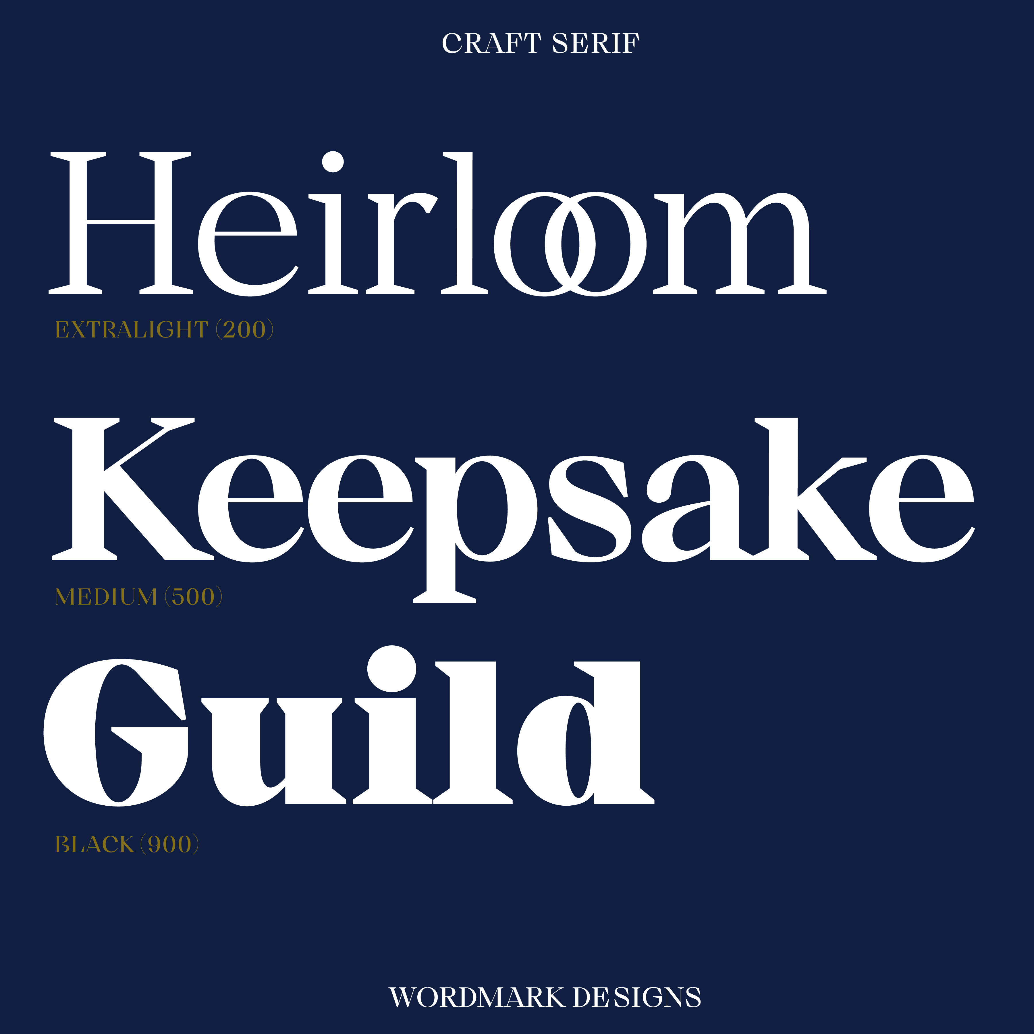 Edde, serif typeface wordmark designs