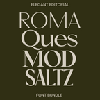 Elegant Editorial Pack, overview of all included fonts