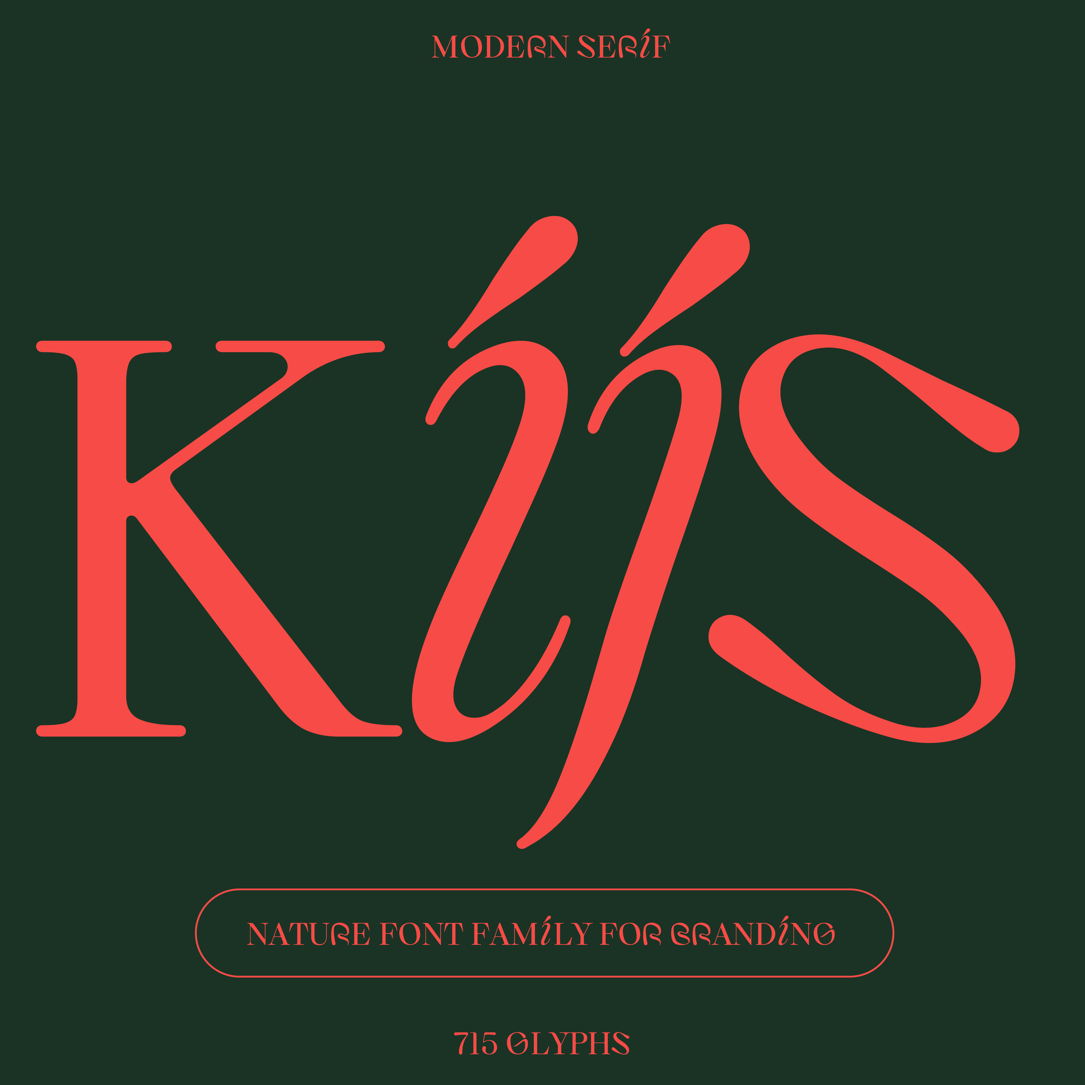 Kijs, nature font