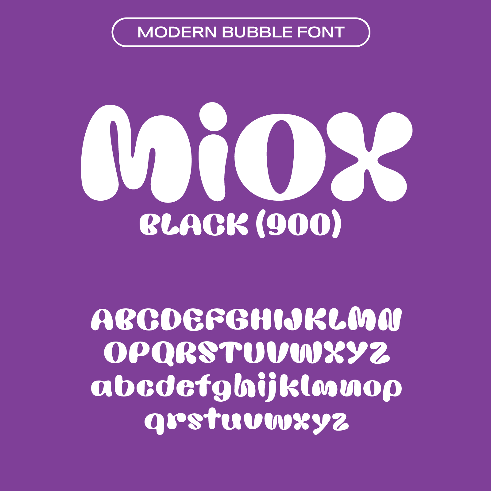Fun Bubble Font Pack of 6 Fonts