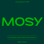Mosy, friendly modern sans-serif font