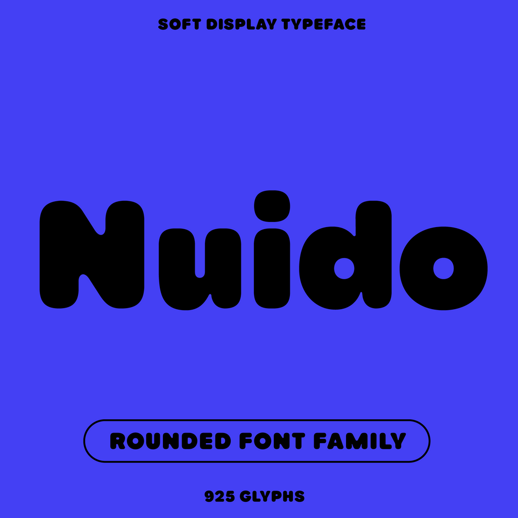 Nuido — Soft Rounded Sans