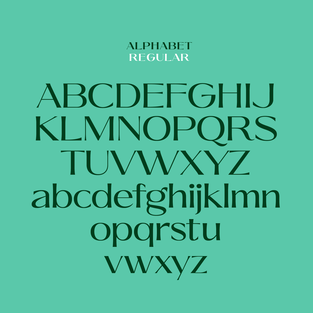 Ques font alphabet