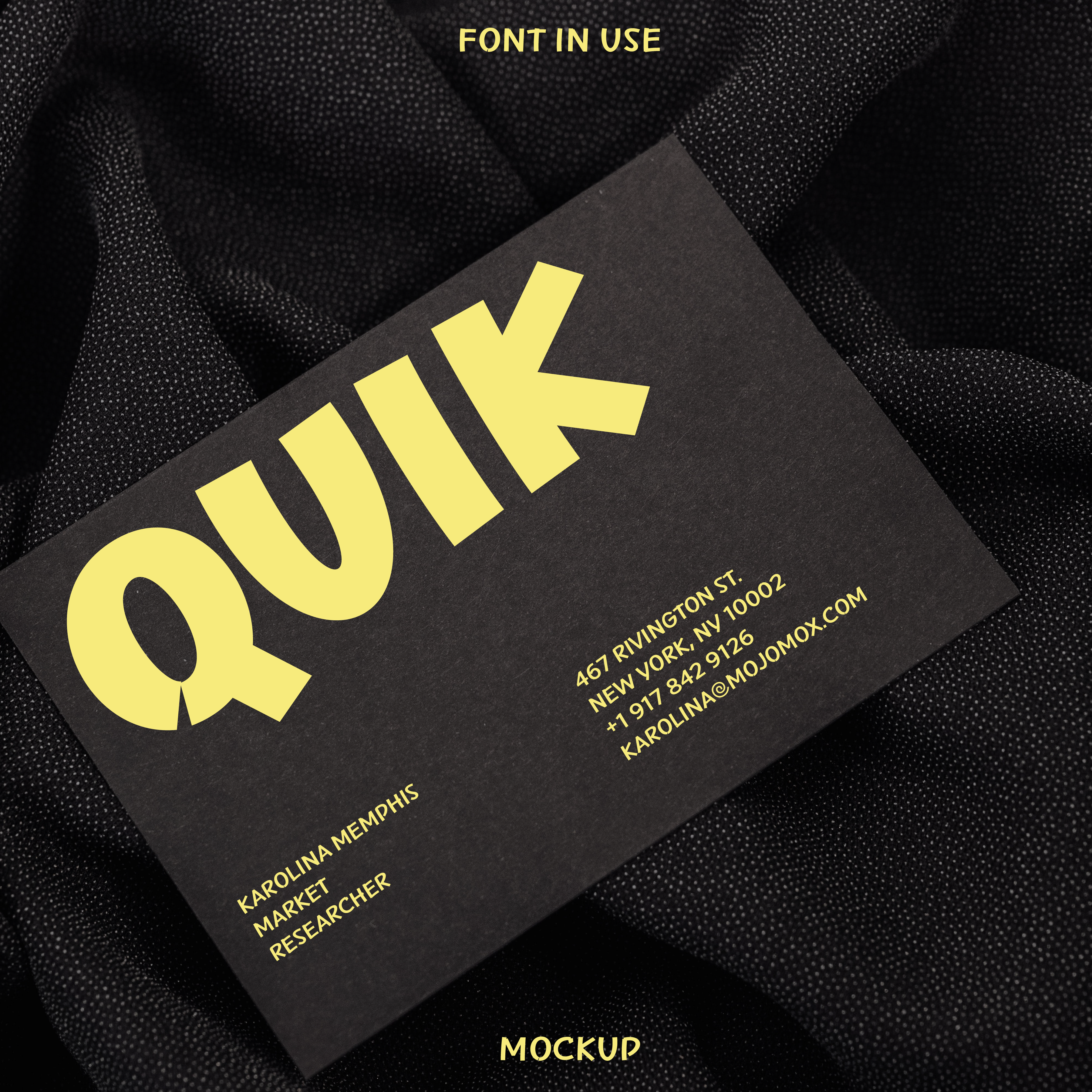 Quik—Marker font for fun crafts, food, sports