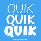 Quik marker font in Light and Bold weights