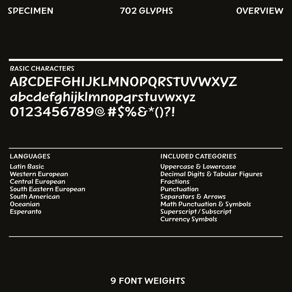 Quik—Marker font for fun crafts, food, sports