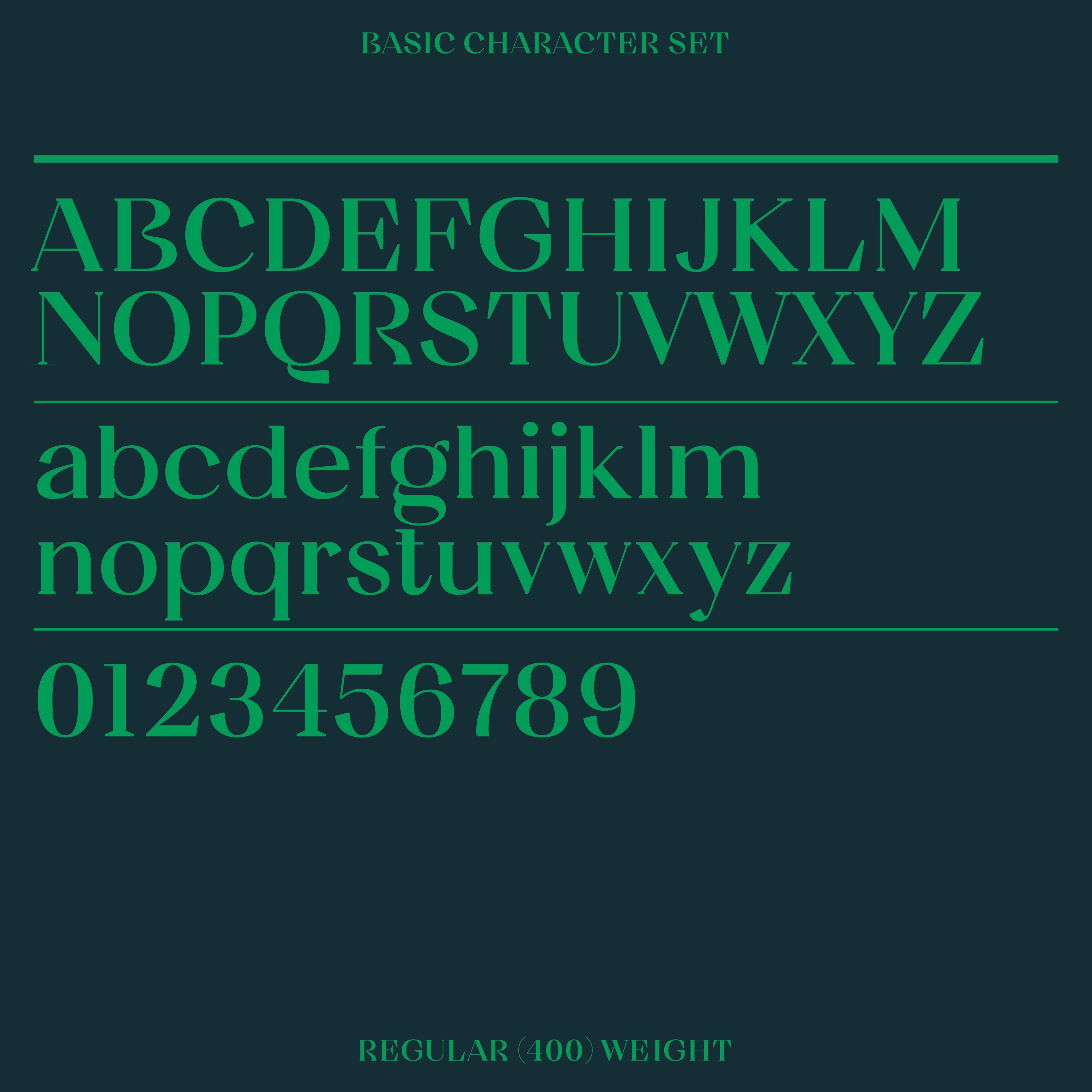 Quil font basic characters