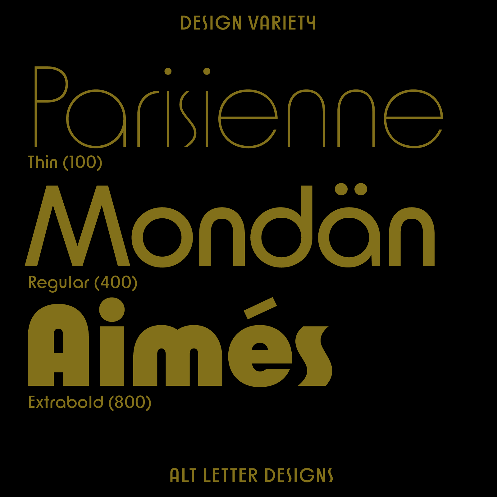 Quin: fuente sans-serif de los años 20 en estilo Art Decó